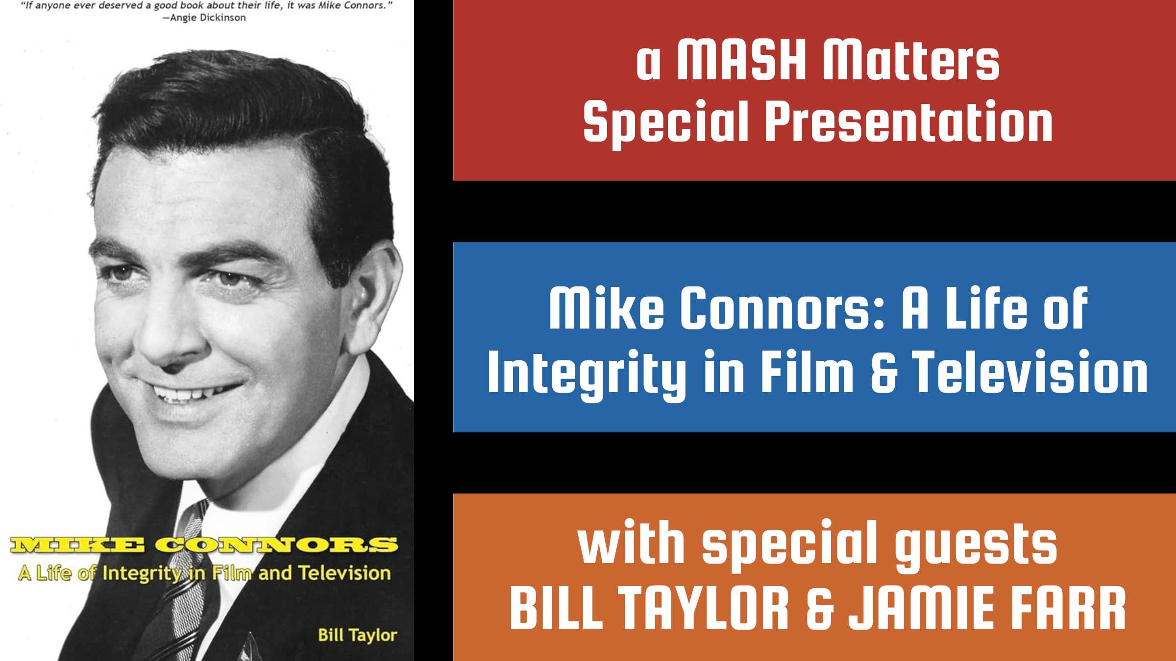 BONUS Mike Connors A Life of Integrity in Film & Television with